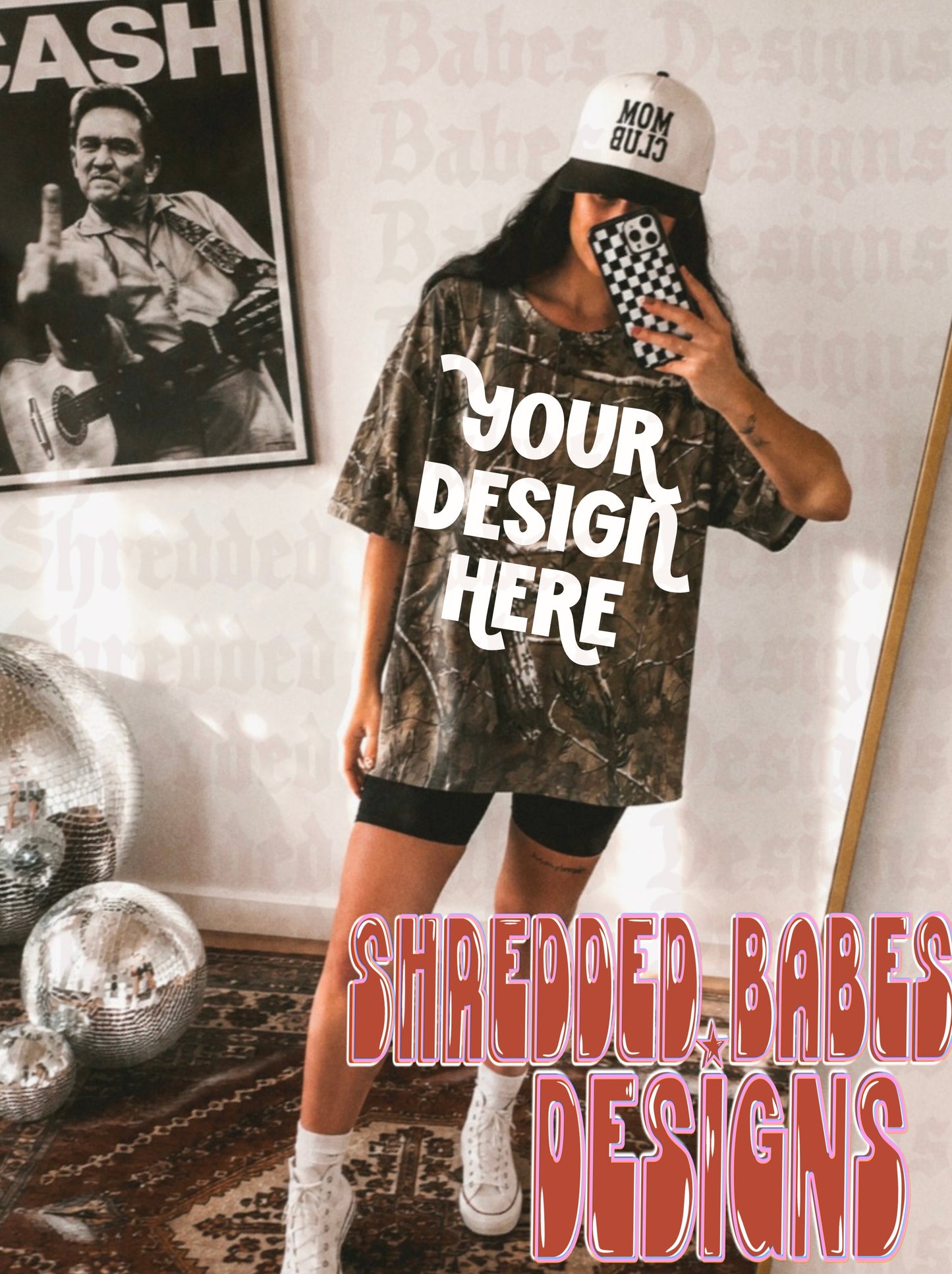 Cash Camo Tee Mock Up