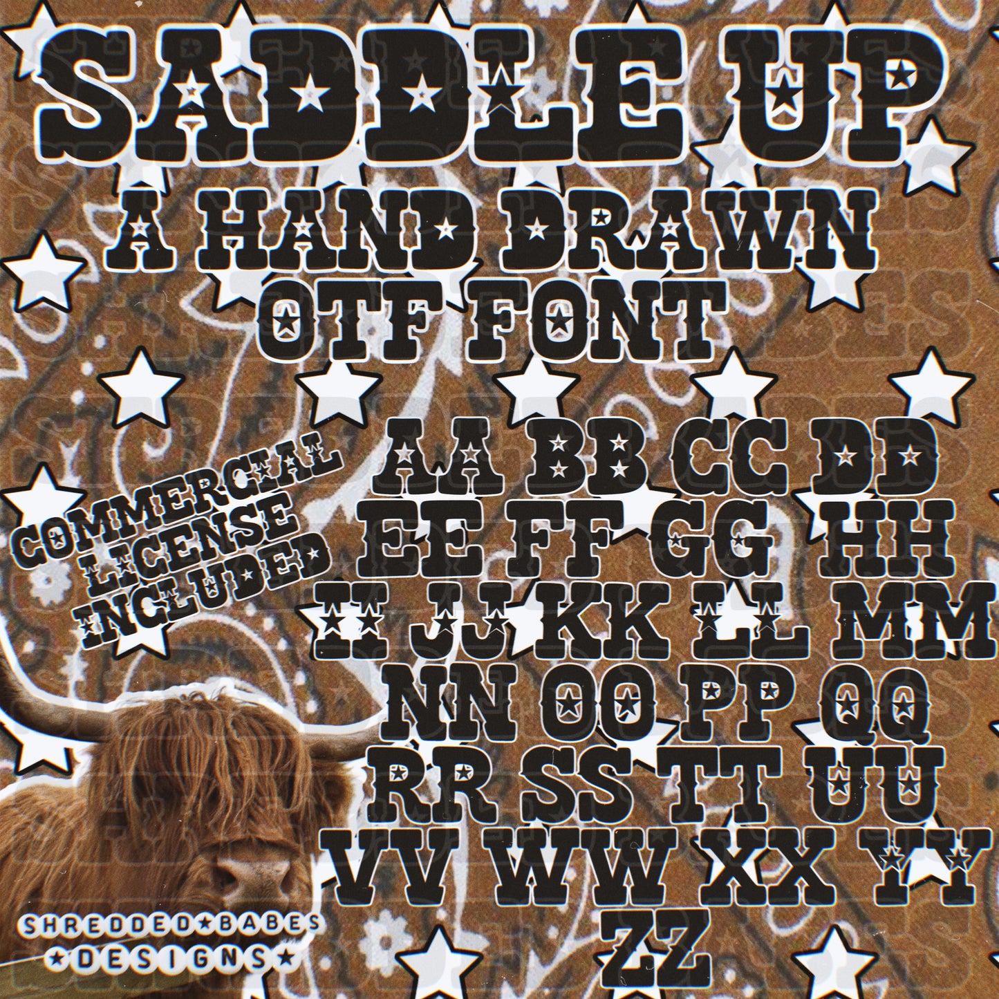 Saddle Up Font