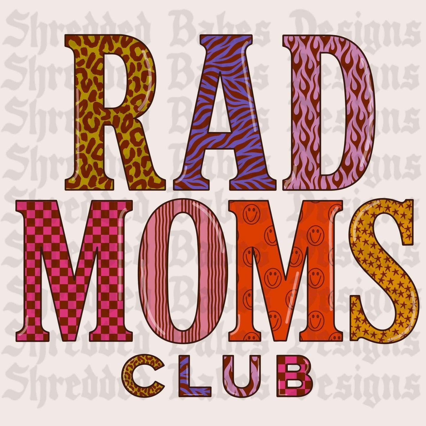 Rad Moms Club PNG