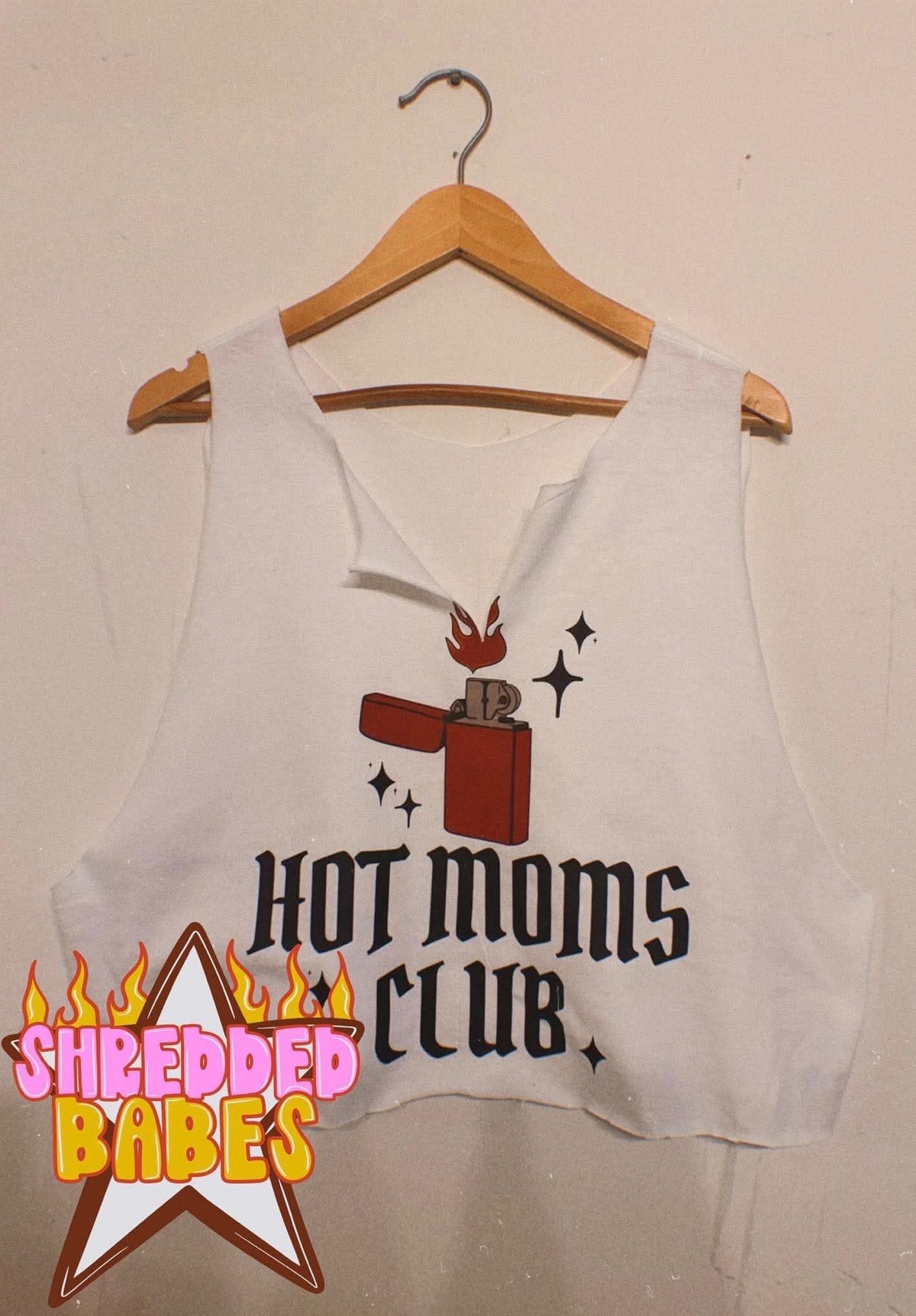Hot Moms Club Cropped Tank Large • RTS