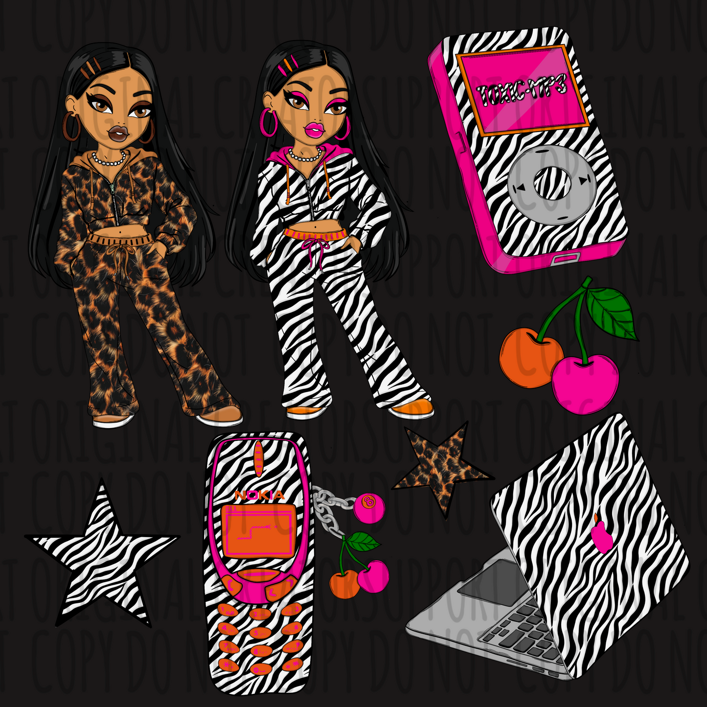 Y2K Clipart Bundle