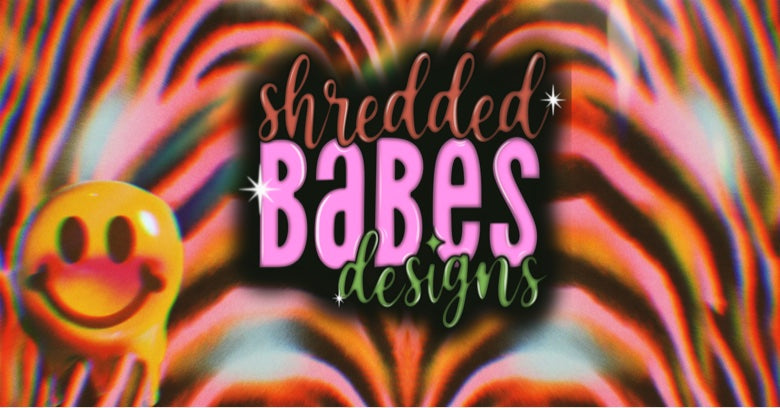 Airbrush Background — Melted Smiley Swirl