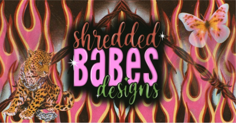 Airbrush Background — Leopard Flame Butterfly
