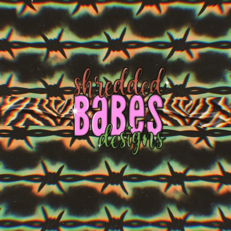 Barbed Zebra Background