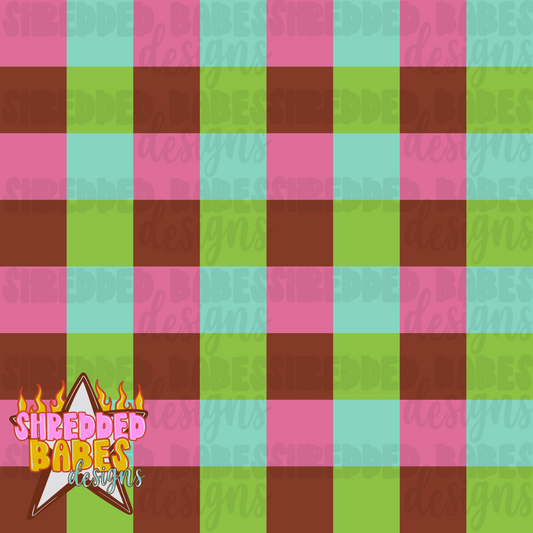 Gabby Coordinating Checkered Seamless