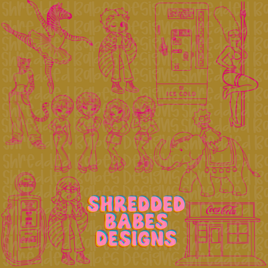 WEIRD SHIT STAMP SET