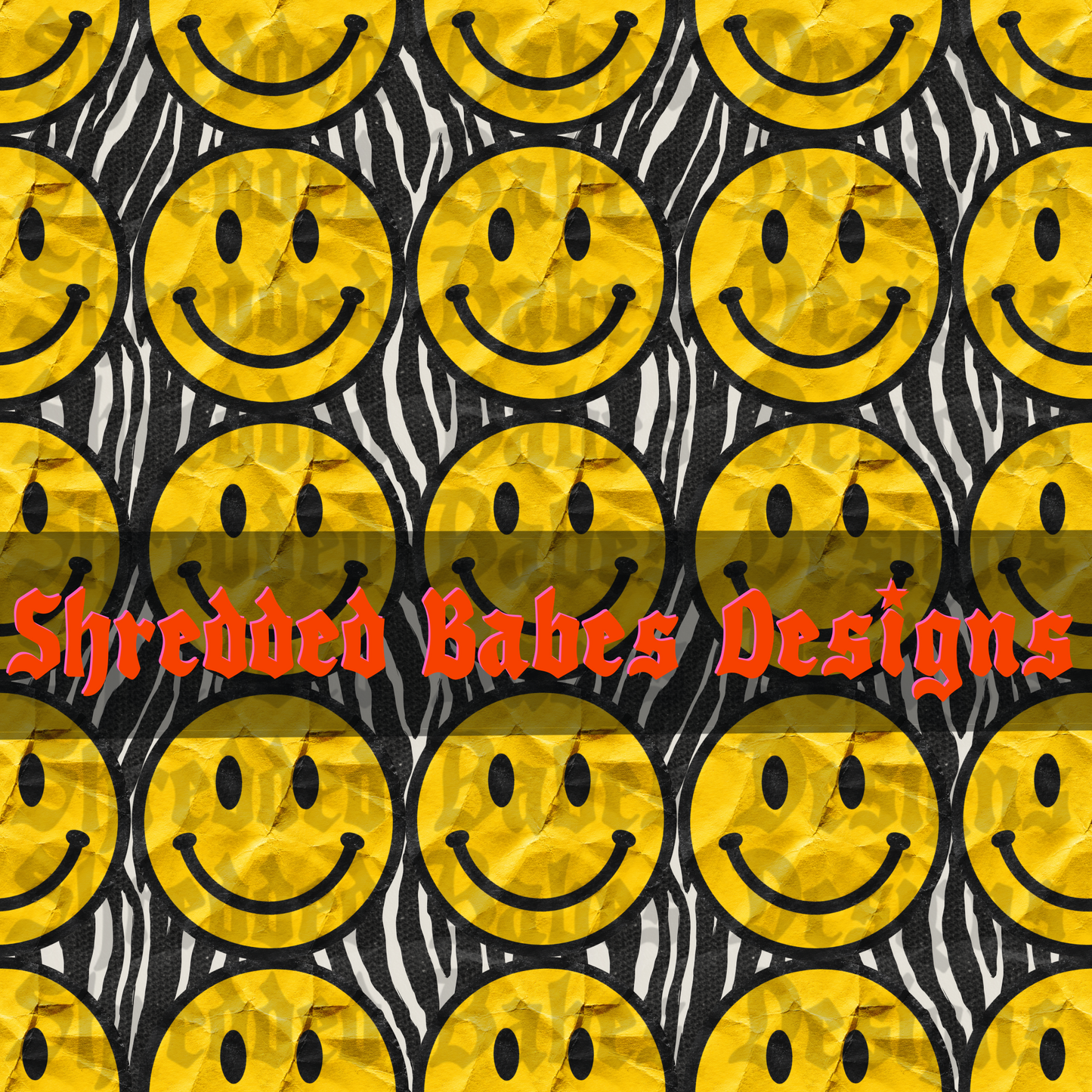 Smiley Zebra Seamless File (COMMERCIAL USE)