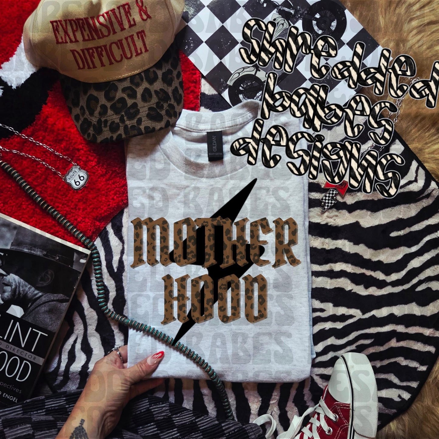 Retro Cheetah Motherhood