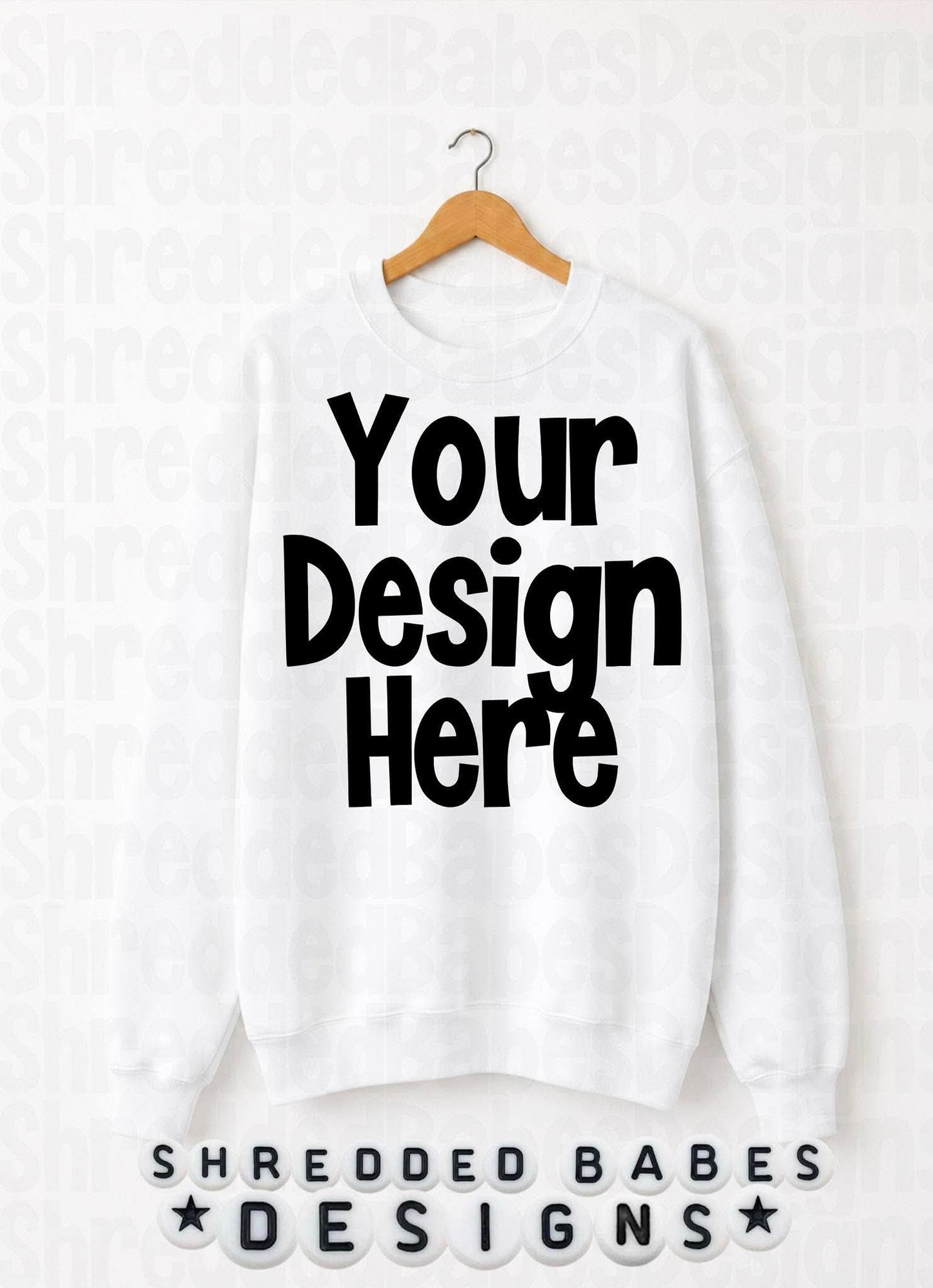 White Sweatshirt Mock Up