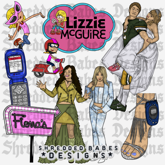 SHREDDED BABES-SEMI EXCLUSIVE THROWBACK CLIPART BUNDLE - NO CODES • NO DRIVES