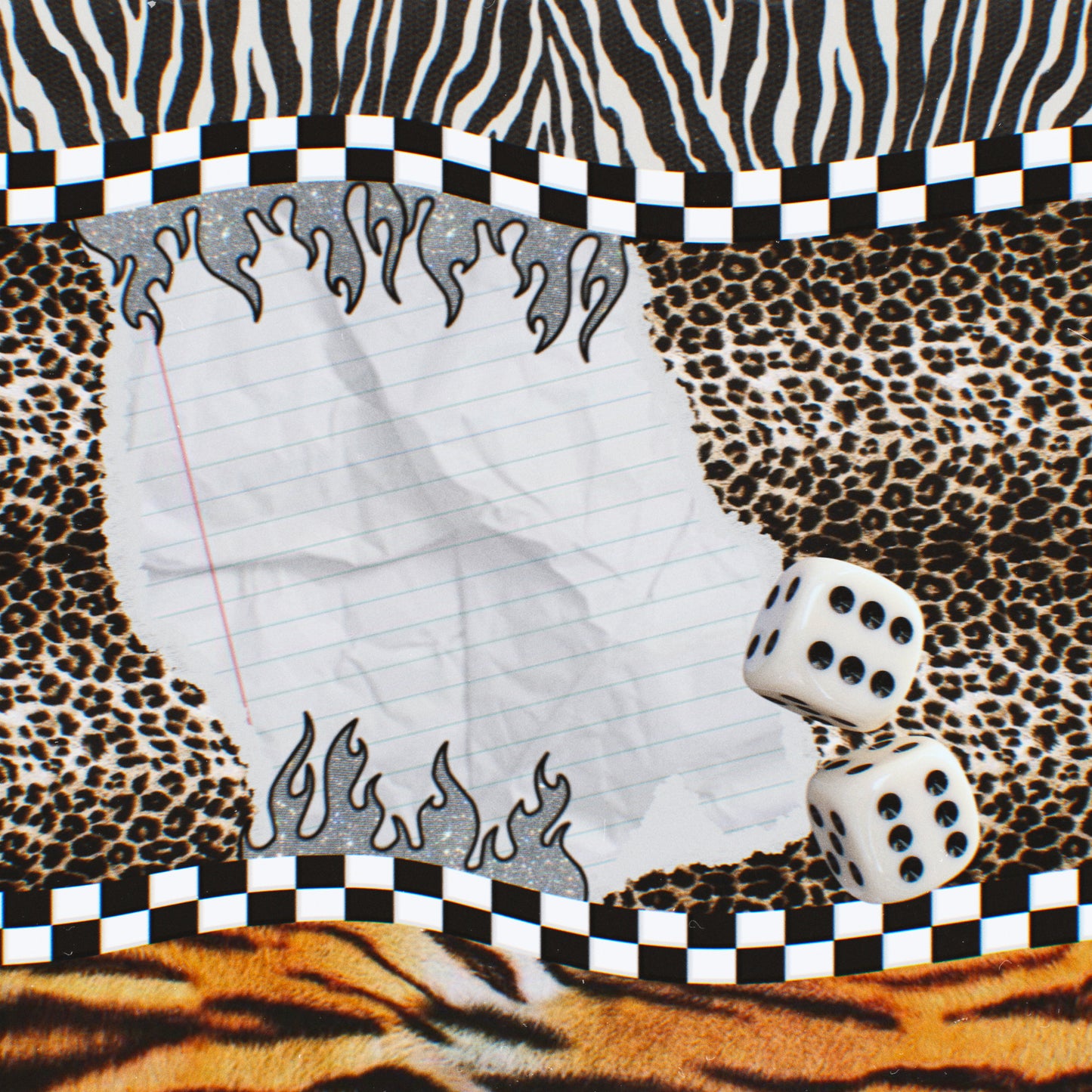 Leopard Tiger Zebra Graphic Paper