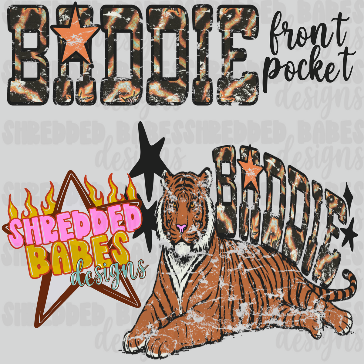Baddie Tiger PNG
