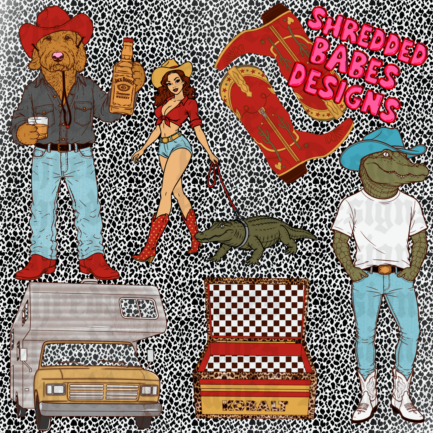 Western Clipart Set