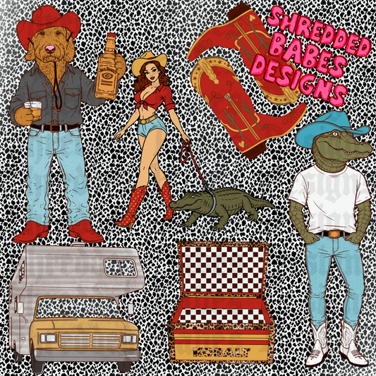 Western Clipart Set
