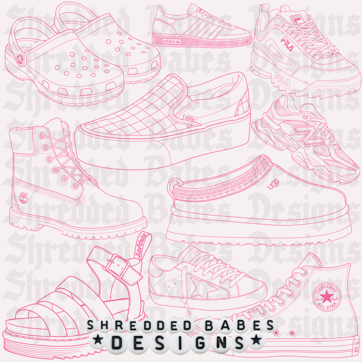 Just Kickin It Procreate Stamps