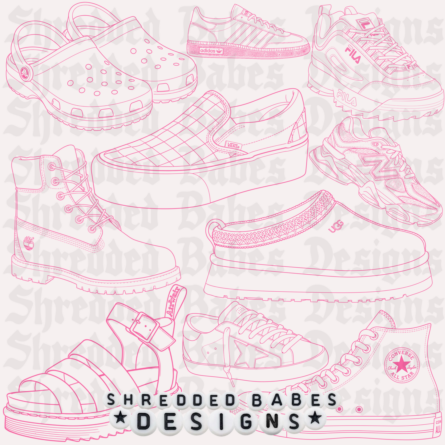 Just Kickin It Procreate Stamps