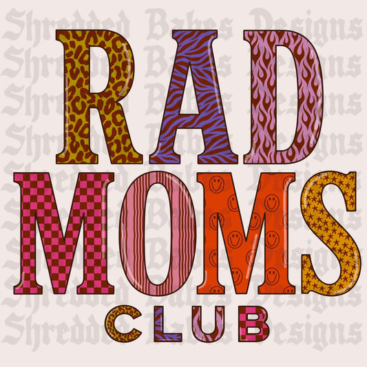 Rad Moms Club PNG