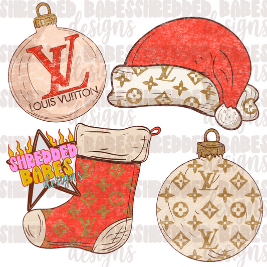 Boujee Christmas Clipart