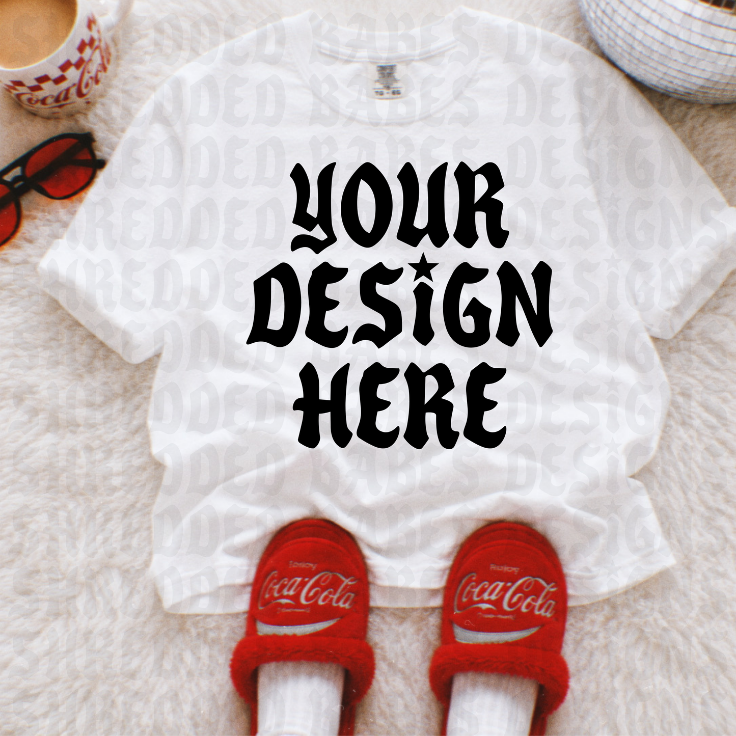 Cozy Coke Tee Mock Up