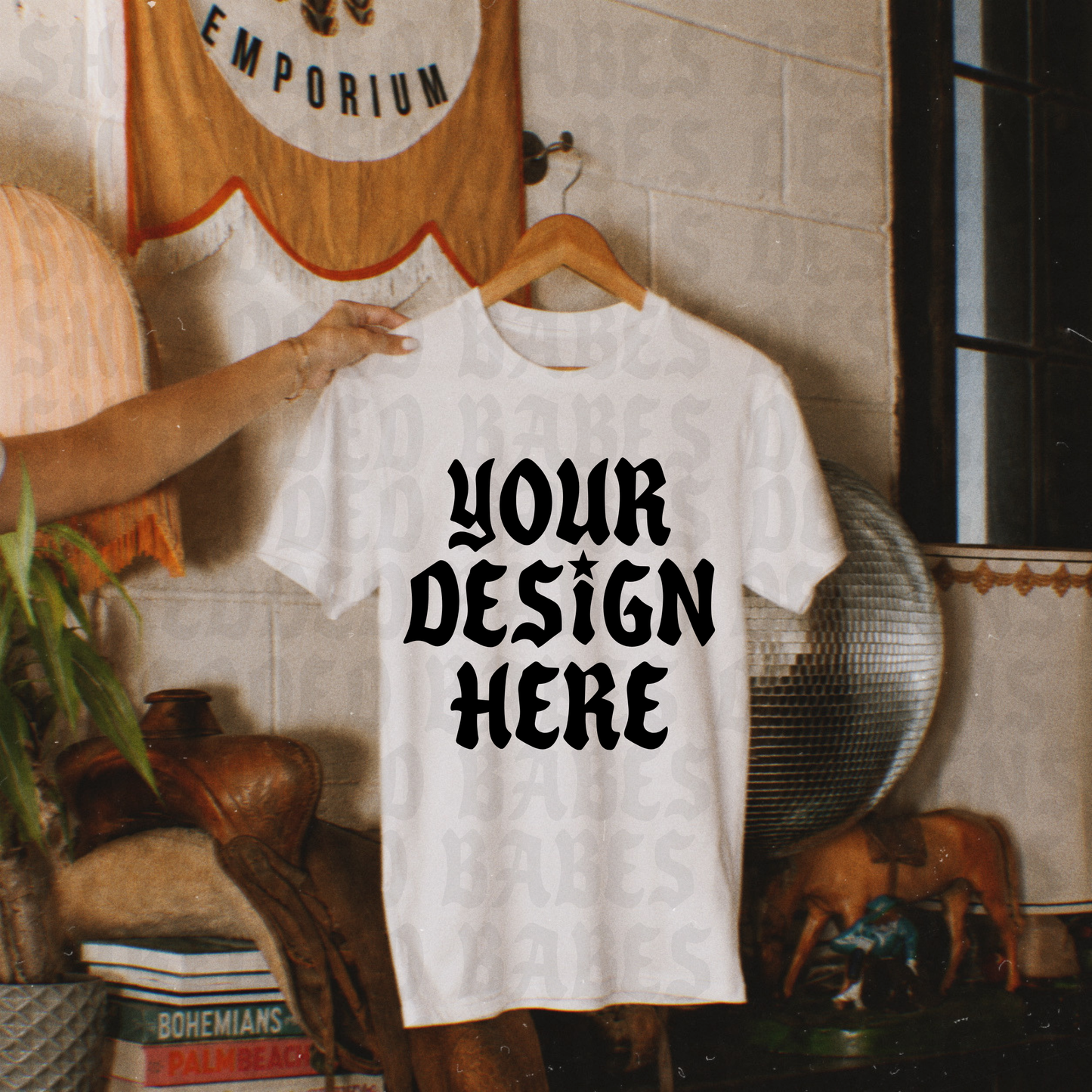Vintage Tee Mock Up