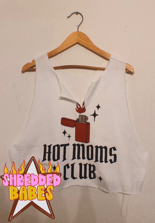 Hot Moms Club Cropped Tank Large • RTS