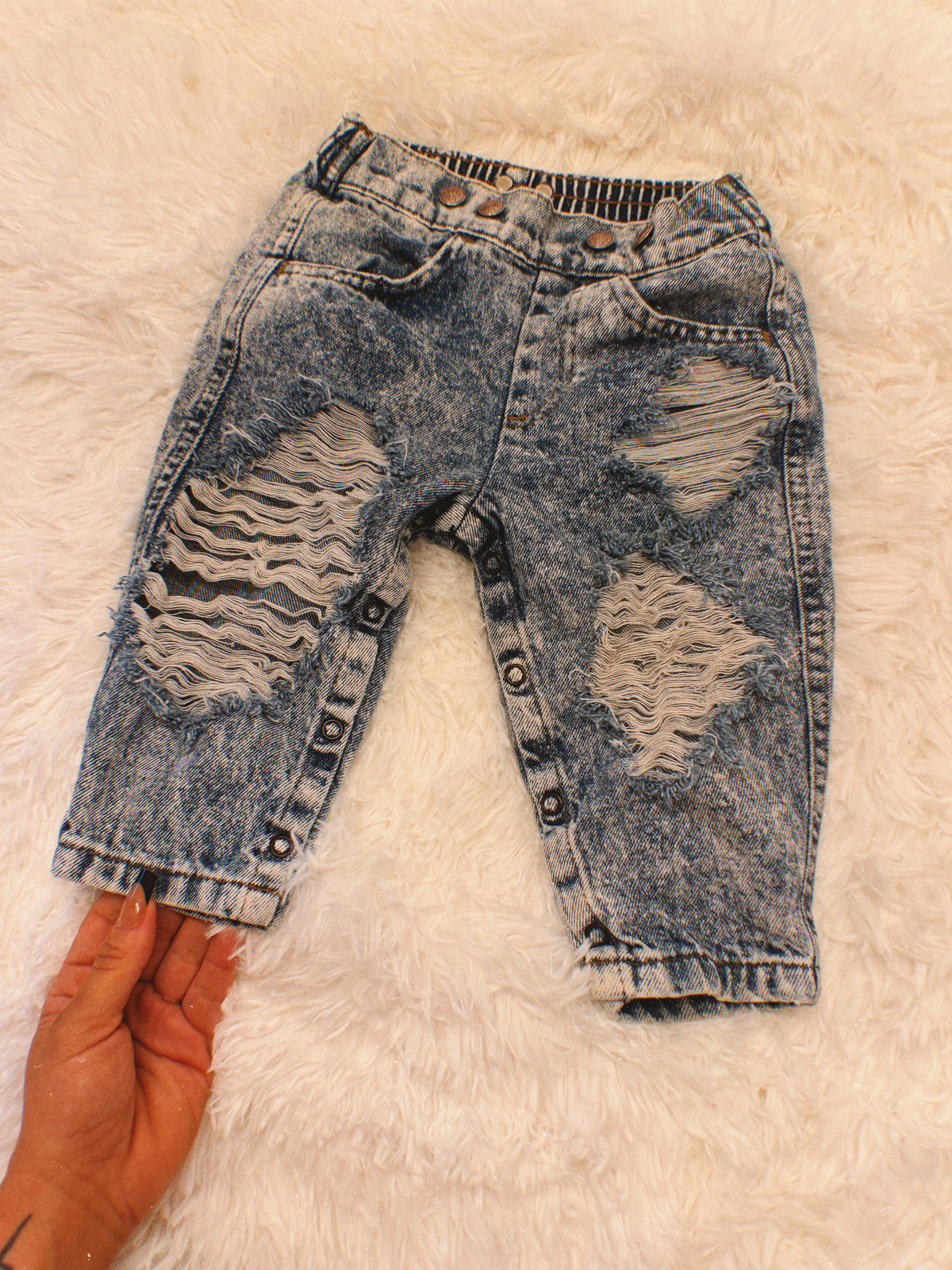 ACID WASH ORANGE TAG LEVIS •18M  RTS