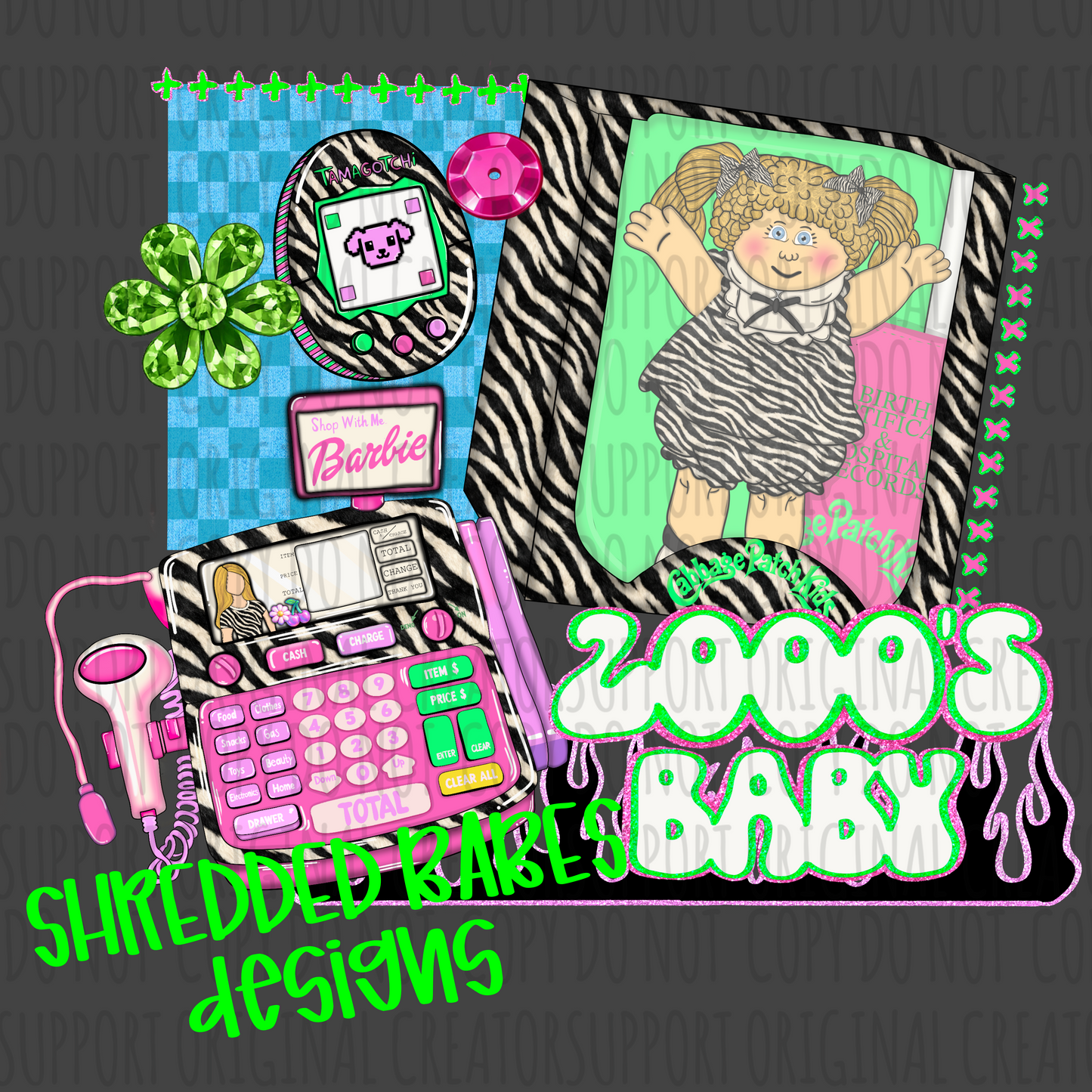 Y2K toys PNG