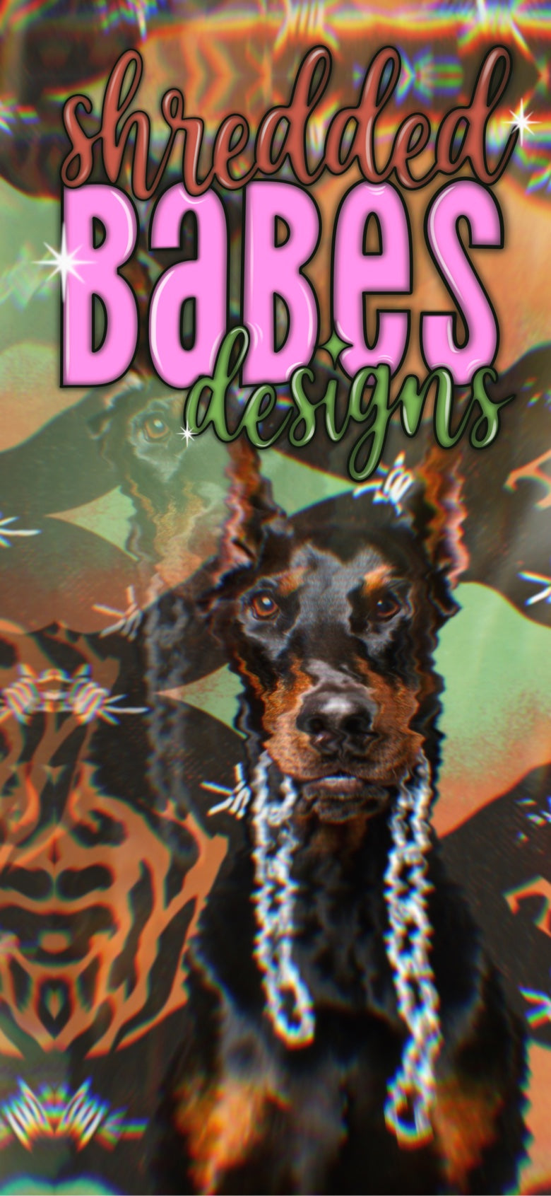 Camo Doberman Phone Wallpaper